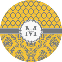 Damask & Moroccan Multipurpose Round Labels - 4" (Personalized)