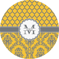 Damask & Moroccan Multipurpose Round Labels - 5" (Personalized)