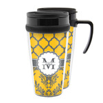 Damask & Moroccan Acrylic Travel Mug (Personalized)