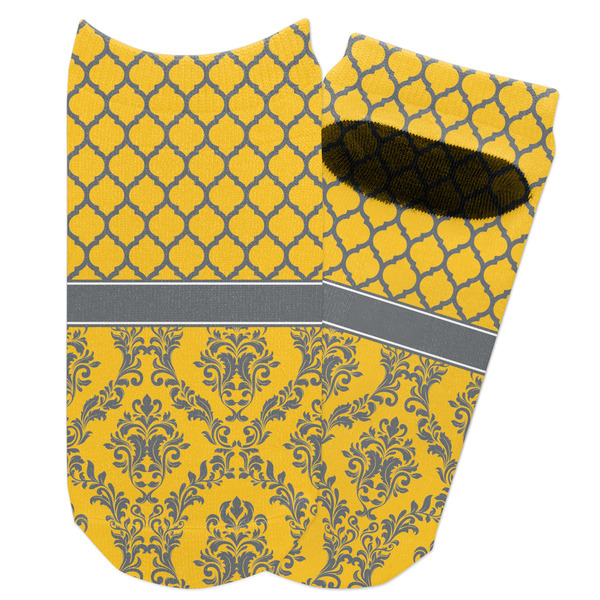 Custom Damask & Moroccan Adult Ankle Socks