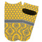 Damask & Moroccan Adult Ankle Socks - Single Pair - Front and Back