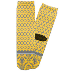 Damask & Moroccan Adult Crew Socks