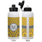 Damask & Moroccan Aluminum Water Bottle - White APPROVAL