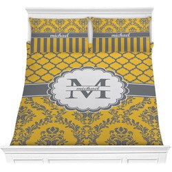 Damask & Moroccan Comforter Set - Full / Queen (Personalized)