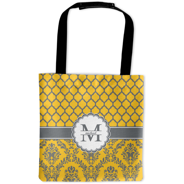 Custom Damask & Moroccan Auto Back Seat Organizer Bag (Personalized)