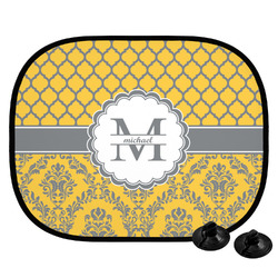 Damask & Moroccan Car Side Window Sun Shade (Personalized)