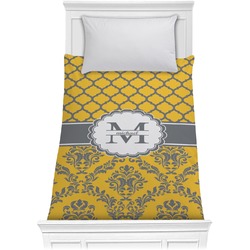 Damask & Moroccan Comforter - Twin (Personalized)