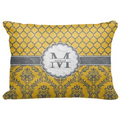 Damask & Moroccan Decorative Baby Pillowcase - 16"x12" (Personalized)