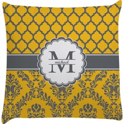 Damask & Moroccan Decorative Pillow Case (Personalized)