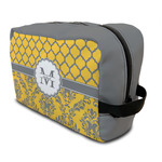 Damask & Moroccan Toiletry Bag / Dopp Kit (Personalized)