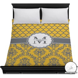 Damask & Moroccan Duvet Cover - Full / Queen (Personalized)