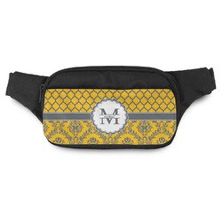 Damask & Moroccan Fanny Pack - Modern Style (Personalized)