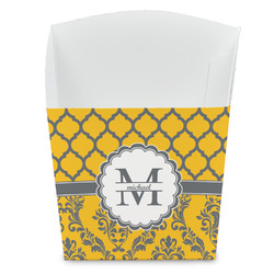 Damask & Moroccan French Fry Favor Boxes (Personalized)