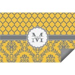 Damask & Moroccan Indoor / Outdoor Rug (Personalized)