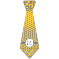 Damask & Moroccan Iron On Tie - 4 Sizes w/ Name and Initial