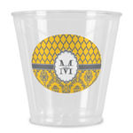 Damask & Moroccan Plastic Shot Glass (Personalized)