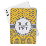 Damask & Moroccan Playing Cards (Personalized)