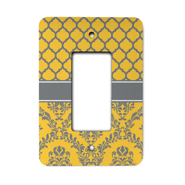 Custom Damask & Moroccan Rocker Style Light Switch Cover