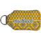 Damask & Moroccan Sanitizer Holder Keychain - Small (Back)