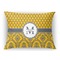 Damask & Moroccan Throw Pillow (Rectangular - 12x16)