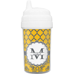 Damask & Moroccan Toddler Sippy Cup (Personalized)
