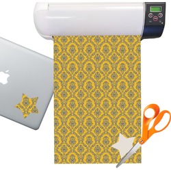 Damask & Moroccan Sticker Vinyl Sheet (Permanent)