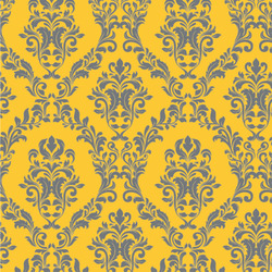 Damask & Moroccan Wallpaper & Surface Covering (Water Activated 24"x 24" Sample)