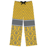 Damask & Moroccan Womens Pajama Pants - L