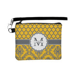 Damask & Moroccan Wristlet ID Case w/ Name and Initial