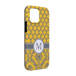 Damask & Moroccan iPhone Case - Rubber Lined - iPhone 13 Pro (Personalized)