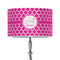 Moroccan 12" Drum Lampshade - ON STAND (Poly Film)