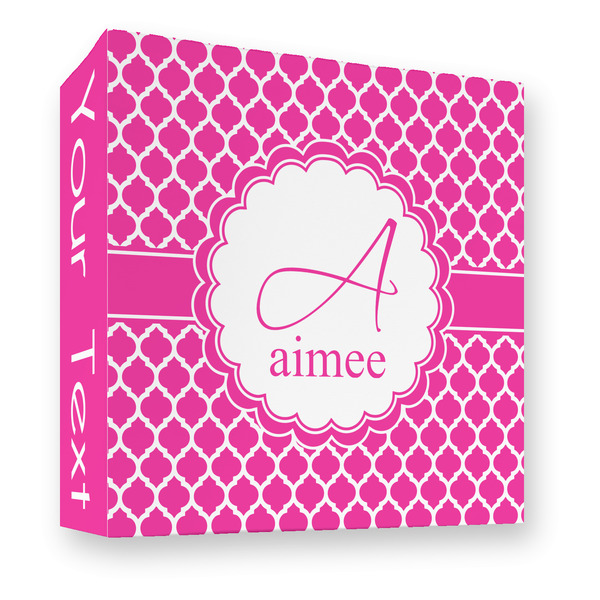 Custom Moroccan 3 Ring Binder - Full Wrap - 3" (Personalized)