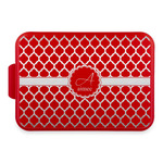 Moroccan Aluminum Baking Pan with Red Lid (Personalized)