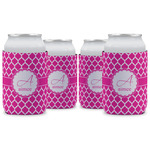 Moroccan Can Cooler (12 oz) - Set of 4 w/ Name and Initial