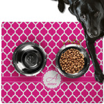 Moroccan Dog Food Mat - Large w/ Name and Initial