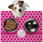 Moroccan Dog Food Mat - Medium w/ Name and Initial