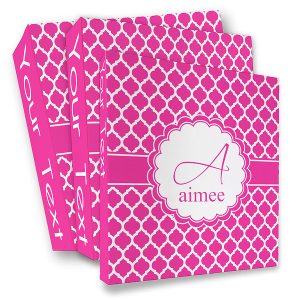 Custom Moroccan 3 Ring Binder - Full Wrap (Personalized)