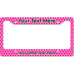 Moroccan License Plate Frame - Style B (Personalized)