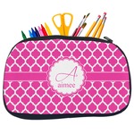 Moroccan Neoprene Pencil Case - Medium w/ Name and Initial