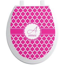 Moroccan Toilet Seat Decal - Round (Personalized)