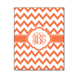 Chevron Wood Print - 16x20 (Personalized)