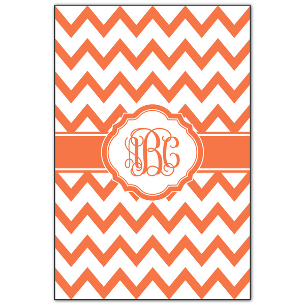 Custom Chevron Wood Print - 20x30 (Personalized)