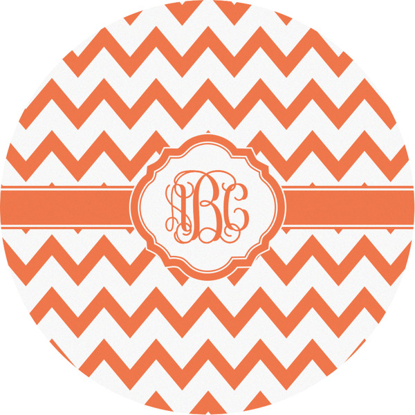 Custom Chevron Multipurpose Round Labels - Custom Sized (Personalized)