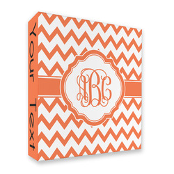 Chevron 3 Ring Binder - Full Wrap - 2" (Personalized)