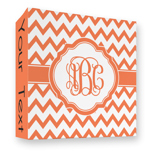 Custom Chevron 3 Ring Binder - Full Wrap - 3" (Personalized)