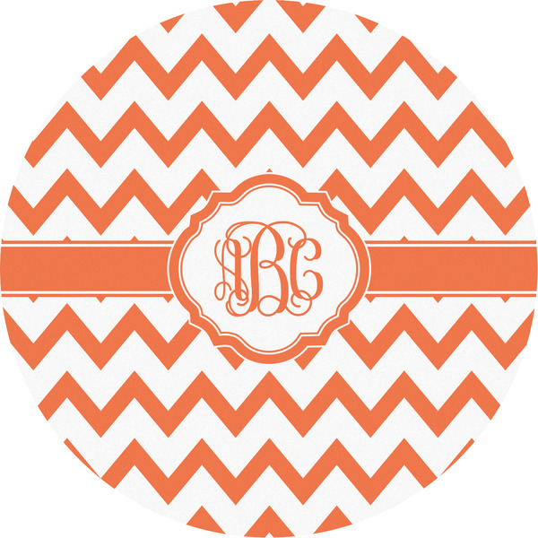 Custom Chevron Multipurpose Round Labels - 5" (Personalized)