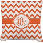 Chevron Faux-Linen Throw Pillow 18" (Personalized)