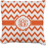 Chevron Faux-Linen Throw Pillow 20" (Personalized)