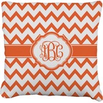 Chevron Faux-Linen Throw Pillow (Personalized)