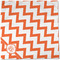 Chevron Cloth Napkins - Personalized Dinner (Full Open)